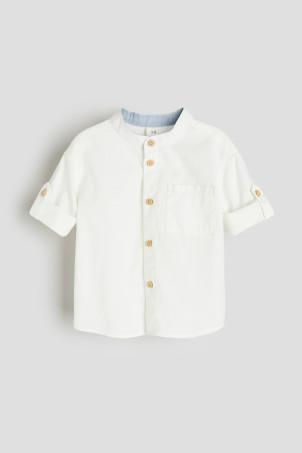 grandad cotton shirt