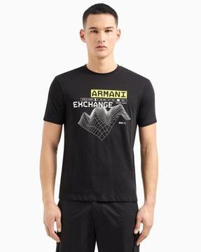 graphic chest print regular fit jersey crew-neck t-shirt