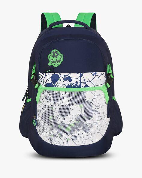 graphic print backpack with adjustable strap