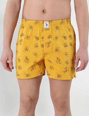 graphic print cotton i657 boxers - pack of 1