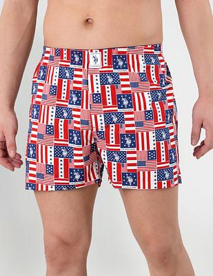 graphic print cotton i657 boxers - pack of 1