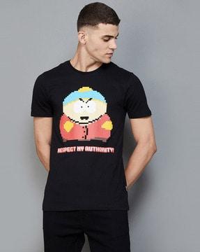 graphic print crew-neck t-shirt