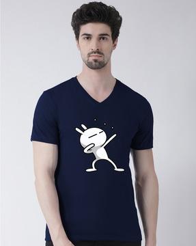 graphic print slim fit t-shirt