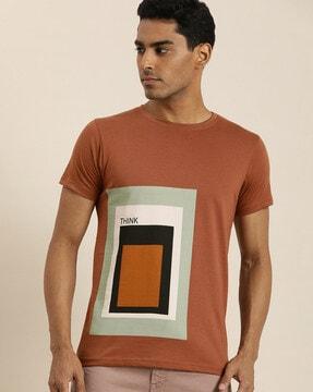 graphic  printed regular fit t-shirt