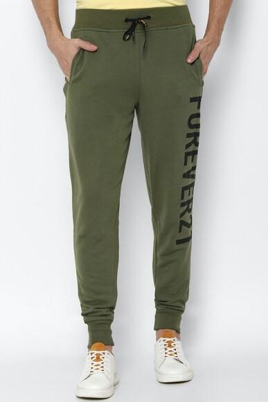 graphic dark ankle-length pants