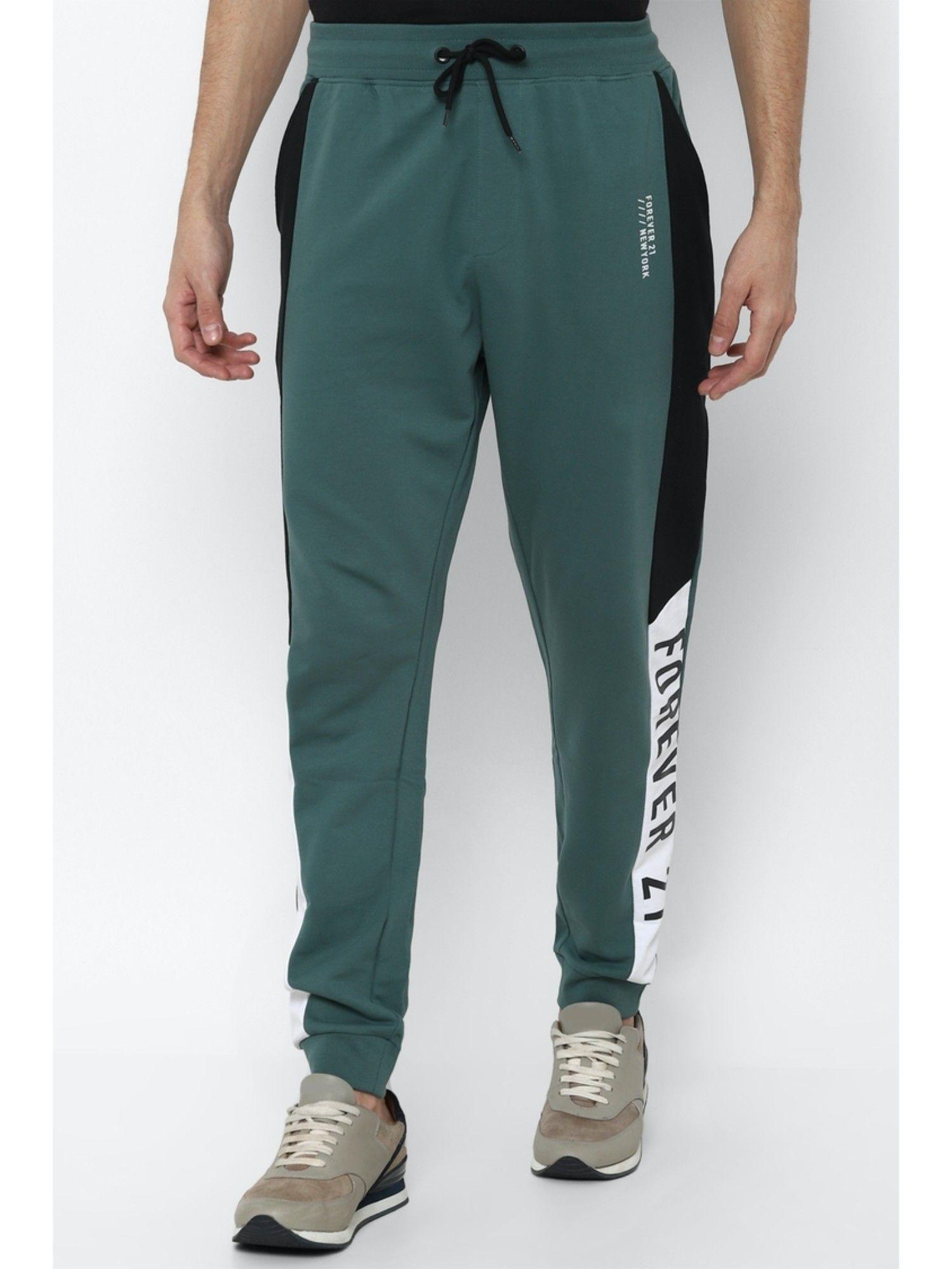 graphic green trackpant