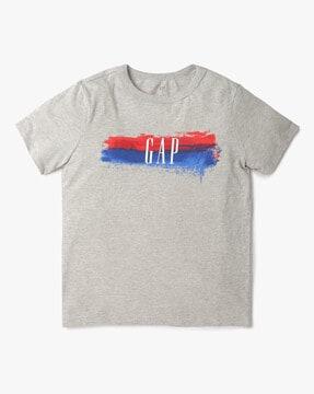 graphic logo print cotton t-shirt
