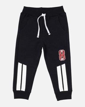 graphic pants with drawstrings