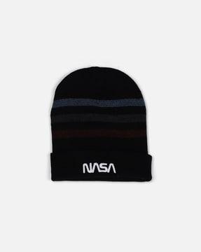 graphic pattern beanie