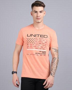 graphic print  slim fit t-shirt