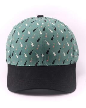 graphic print baseball cap