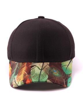 graphic print baseball cap