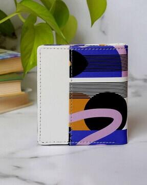 graphic print bi-fold wallet