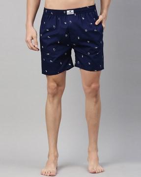 graphic print boxers