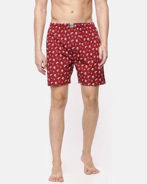 graphic print boxers