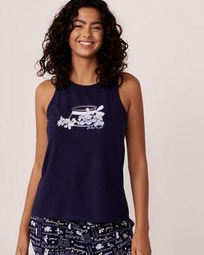 graphic print camisole