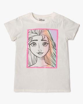 graphic print cotton crew-neck t-shirt