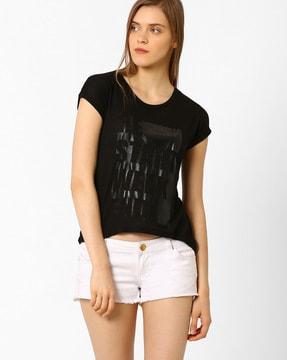 graphic print cotton t-shirt