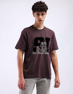 graphic print cotton t-shirt