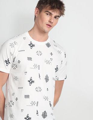 graphic print cotton t-shirt