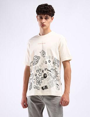 graphic print cotton t-shirt