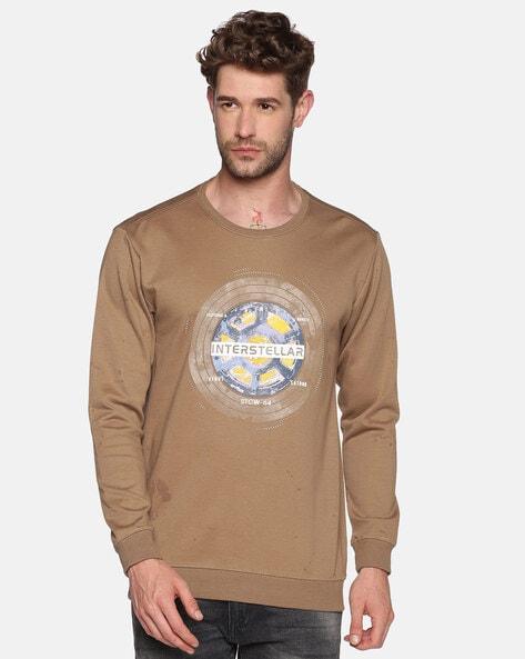 graphic print crew-neck sweatshirt