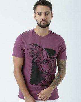 graphic print crew-neck t-shirt