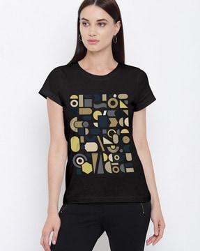 graphic print crew-neck t-shirt