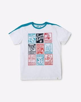 graphic print crew-neck t-shirt