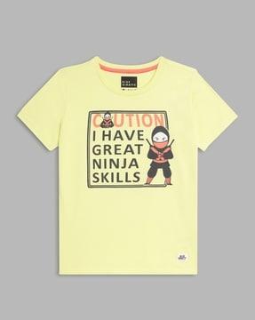 graphic print crew-neck t-shirt