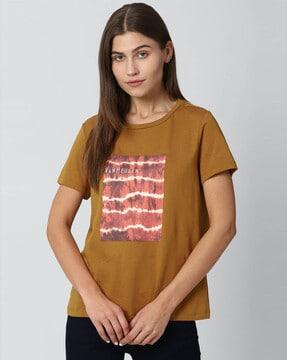 graphic print crew-neck t-shirt