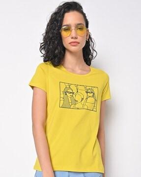 graphic print crew-neck t-shirt