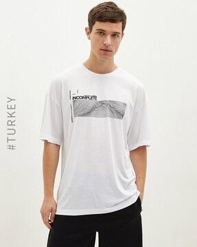 graphic print crew-neck t-shirt