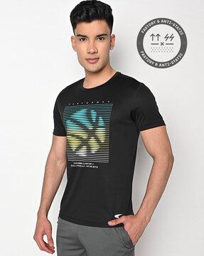 graphic print crew-neck t-shirt