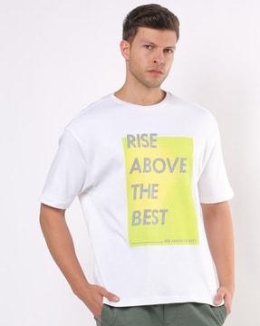 graphic print crew-neck t-shirt