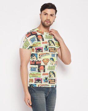 graphic print crew-neck t-shirt