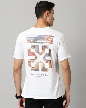 graphic print crew-neck t-shirt