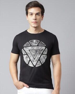 graphic print crew-neck t-shirt