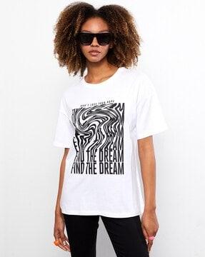 graphic print crew-neck t-shirt