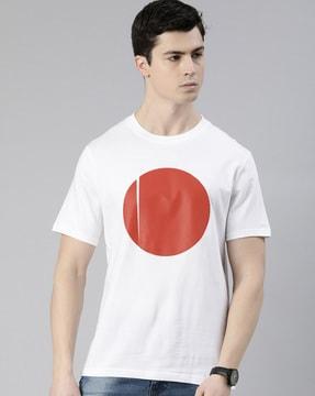 graphic print crew-neck t-shirt