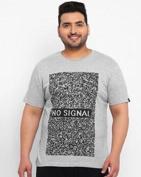 graphic print crew-neck t-shirt