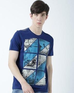 graphic print crew-neck t-shirt