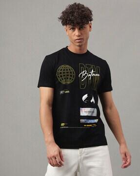 graphic print crew-neck t-shirt