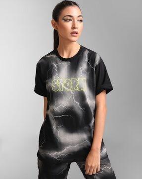 graphic print crew-neck t-shirt