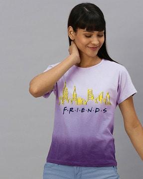 graphic print crew-neck t-shirt