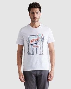 graphic print crew-neck t-shirt