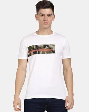 graphic print crew-neck t-shirt