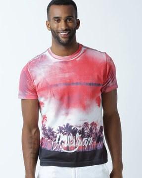 graphic print crew-neck t-shirt