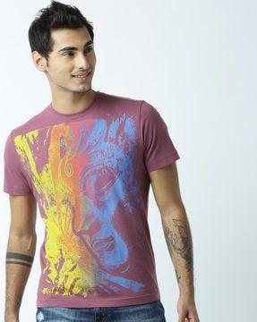 graphic print crew-neck t-shirt