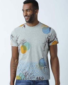 graphic print crew-neck t-shirt